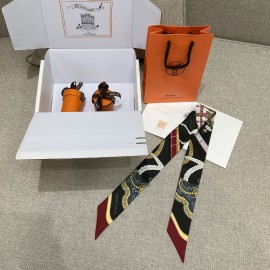 Hermes Hermès Grand Apparat Twilly Small Scarf