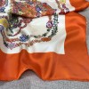 Hermes Hermès Gorgeous Rein Flower Version 90 Scarf