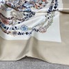 Hermes Hermès Gorgeous Rein Flower Version 90 Scarf