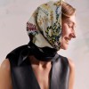 Hermes Hermès Gorgeous Rein Flower Version 90 Scarf