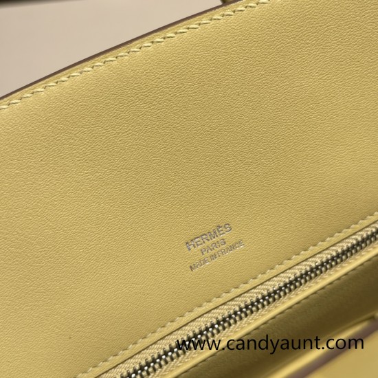 Hermes Shadow Birkin 25 swift 1Z/Jaune Poussin Full Handmade Hermes Shadow Birkin 25 swift 1Z/Jaune Poussin Full Handmade