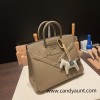  18/Étoupe Grey  Hermes Shadow Birkin25   swift 