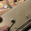  18/Étoupe Grey  Hermes Shadow Birkin25   swift 
