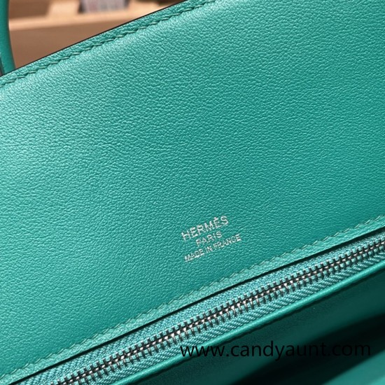Hermes Shadow Birkin 25 6W /Menthe Full Handmade Hermes Shadow Birkin 25 6W /Menthe Full Handmade
