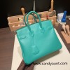  6W /MentheHermes Shadow Birkin25  swift 