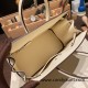 Hermes Shadow Birkin 25 I2 /Nata Full Handmade Hermes Shadow Birkin 25 I2 /Nata Full Handmade