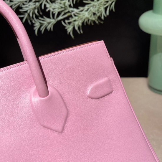 Hermes Shadow Birkin 25 swift X9 /Mauve Sylvestre Full Handmade Hermes Shadow Birkin 25 swift X9 /Mauve Sylvestre Full Handmade