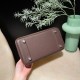 Hermes Shadow Birkin 25 swift 0G/Rouge Sellier Full Handmade Hermes Shadow Birkin 25 swift 0G/Rouge Sellier Full Handmade
