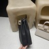 HERMES  Kelly 22cm CLEMENCE   89 Black (Noir) 