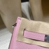 HERMES  Kelly 22cm CLEMENCE   X9 Mauve Sylvestre 