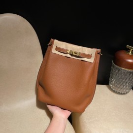 HERMES  Kelly 22cm CLEMENCE   37 Gold  