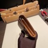 Hermès Constance Long Veau Epson 37/Gold Gold Silver Hardware wallet-016 Fully Hand-Stitched