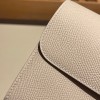 Hermès Constance Long Veau Epson 10/Craie Craie Silver Hardware wallet-019 Fully Hand-Stitched
