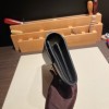 Hermès Constance Long Veau Epson 89/Black (Noir) Black Gold Hardware wallet-020 Fully Hand-Stitched