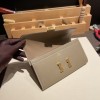 Hermès Constance Long Veau Epson 18/Étoupe Grey Etoupe Gold Hardware wallet-031 Fully Hand-Stitched