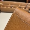 Hermès Constance Long Veau Epson 37/Gold Gold Silver Hardware wallet-033 Fully Hand-Stitched